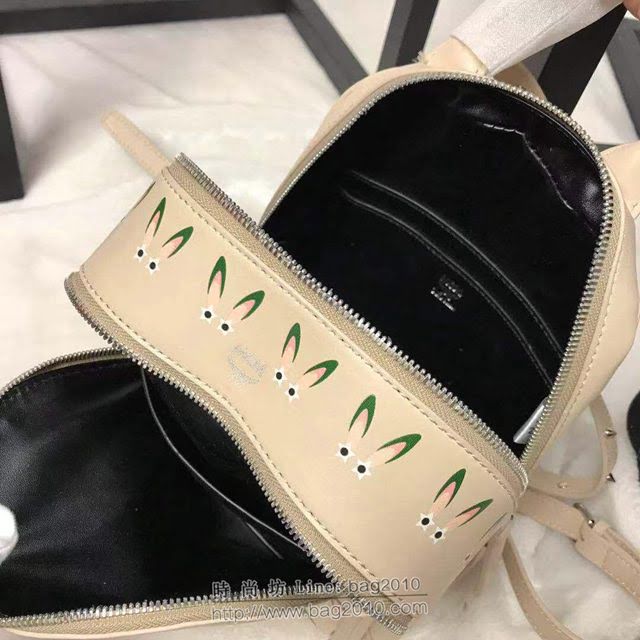 MCM雙肩背包 原單 5743 MCM POLKE幻想兔 鉚釘雙肩背包 MCM女包 MCM女背包  mdmc1271
